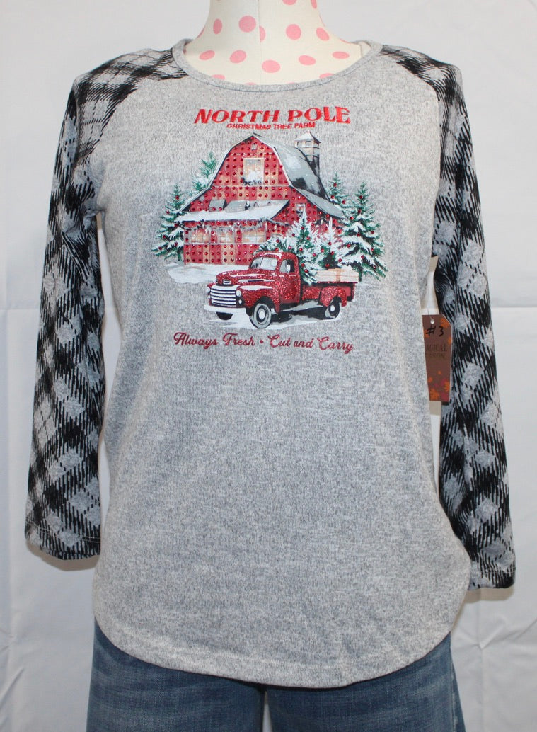 North Pole Long Sleeve T-Shirt
