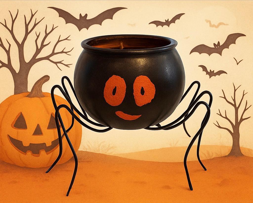 Halloween Spider Jewelry Candle